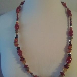 Worthington brown tone beaded necklace